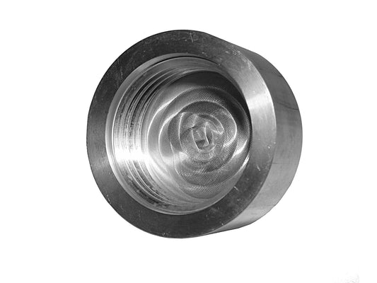 Machined and Threaded Aluminum Cap, 3-1/2" KC5022