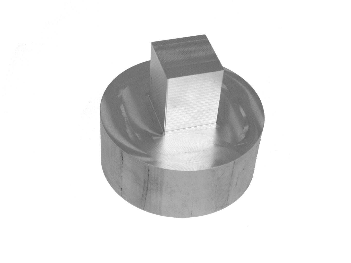 Tapa de aluminio mecanizada y roscada, 1-3/4" KC5007