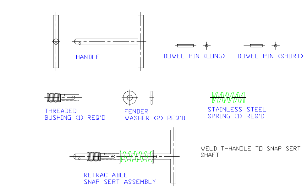 Snap-Serts, Retractable